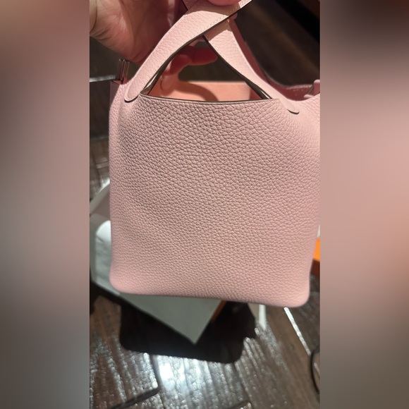 SOLD🎉BNIB Hermes Picotin 18 Rose Sakura full set - Picture 11 of 14